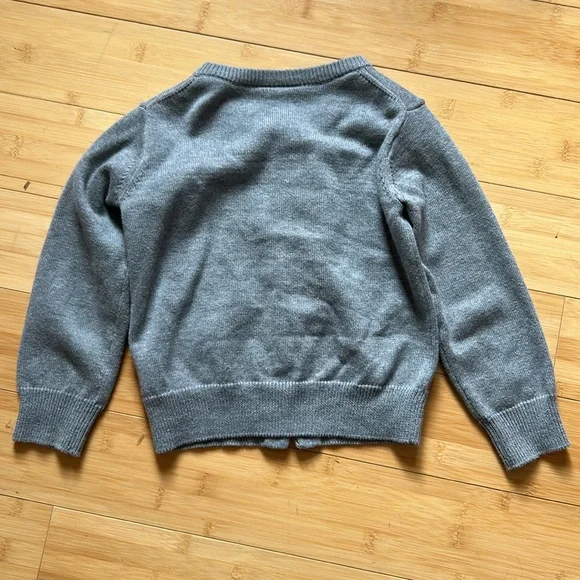 Hanna Anderson Girls Star Cardigan 4T - Picture 4 of 4